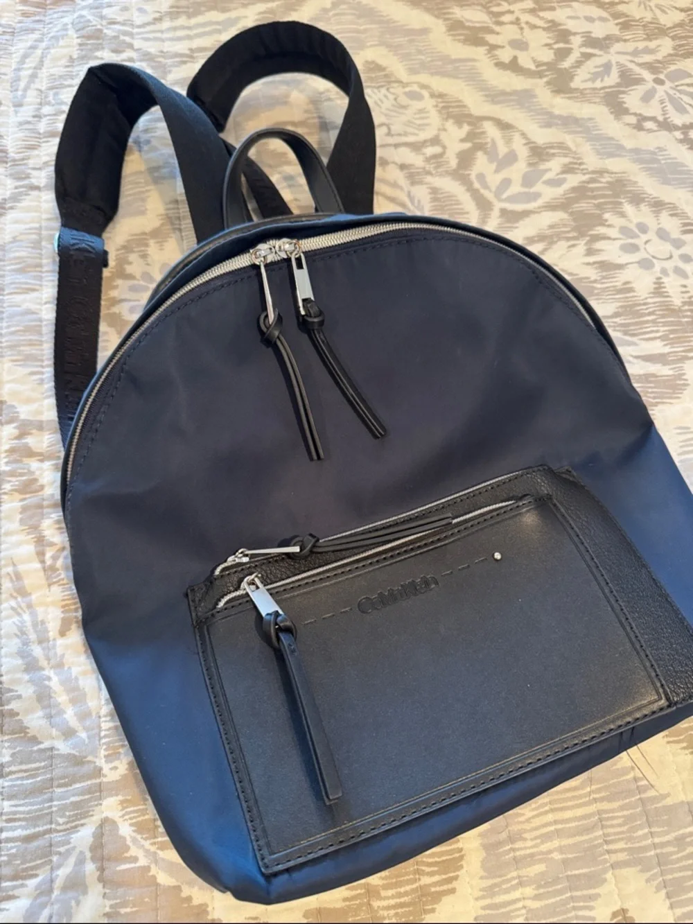 Calvin Klein Lisa Nylon Navy Backpack